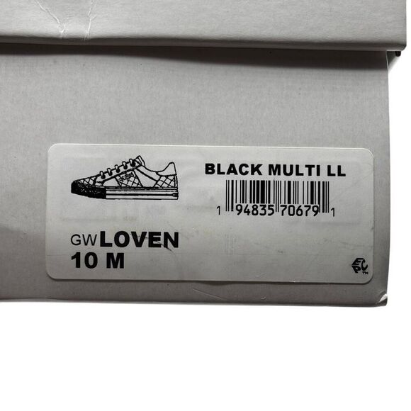 GUESS Loven Quilted Lace-Up Casual Low Top Sneakers Black Size Women’s 10 - Picture 10 of 10